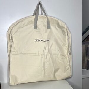 Full Length Zip Giorgio Armani Long Dress Suit Bag Folding Handles Hanging Loop